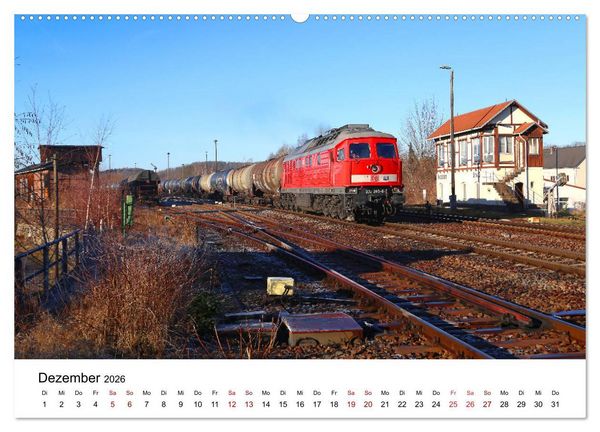 Produktbild: Eisenbahnen in Ostsachsen 2026 (hochwertiger Premium Wandkalender 2026 DIN A2 quer), Kunstdruck in Hochglanz