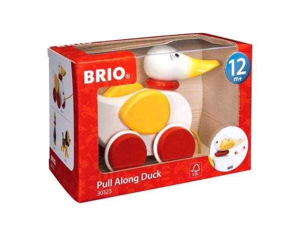 Produktbild: BRIO Infant/ Toddler - Nachziehente, wei&szlig;