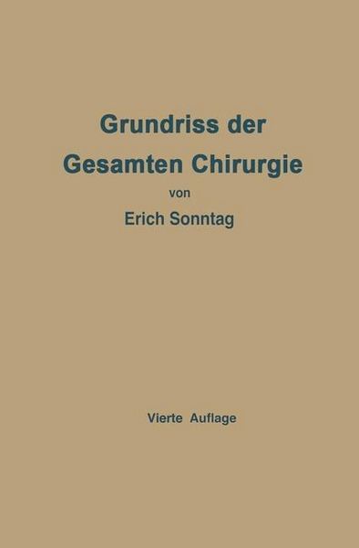 Produktbild: Grundriss der Gesamten Chirurgie