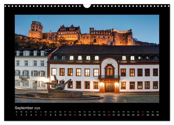 Produktbild: Heidelberg Views - Heidelberger Ansichten (Wandkalender 2026 DIN A3 quer), CALVENDO Monatskalender