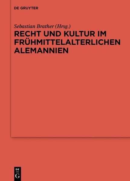 Produktbild: Recht und Kultur im fr&uuml;hmittelalterlichen Alemannien