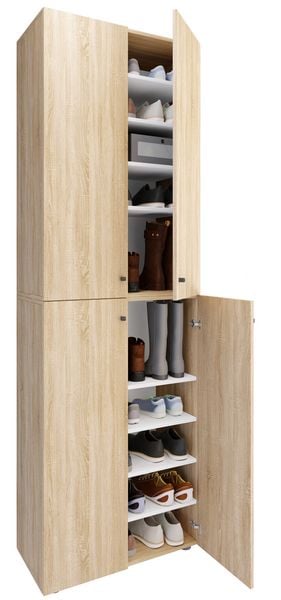 Produktbild: XL Holz Gro&szlig;er Schuhschrank Schuhkommode Lona 10