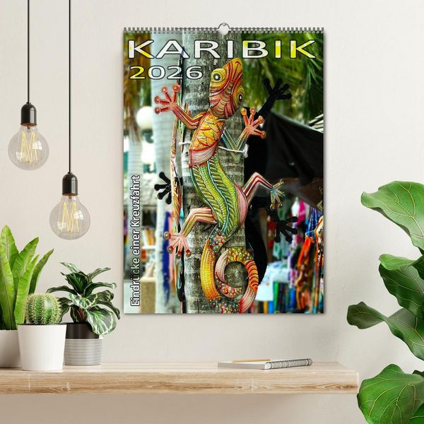Produktbild: Karibik - Eindr&uuml;cke einer Kreuzfahrt (Wandkalender 2026 DIN A2 hoch), CALVENDO Monatskalender