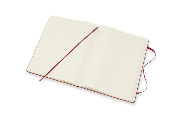 Produktbild: Moleskine Notizbuch, Xlarge, Liniert, Fester Einband, Scharlachrot