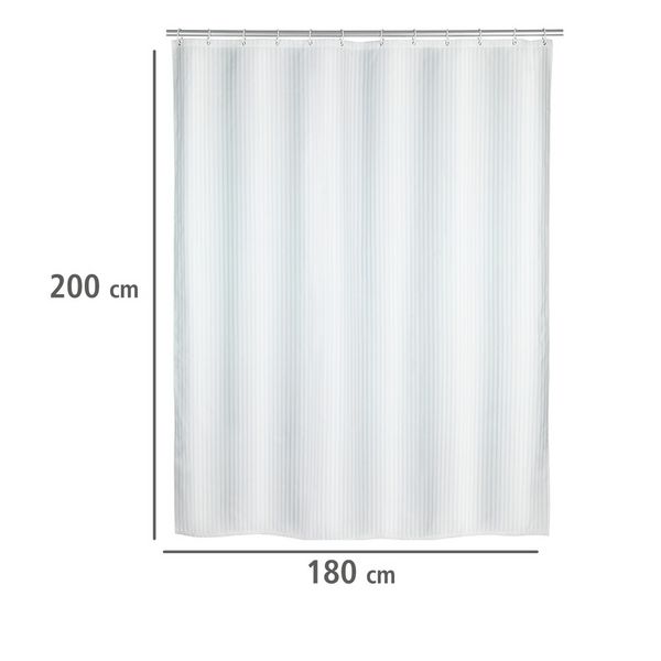 Produktbild: Anti-Schimmel Duschvorhang Mod. Palais, Textil (Polyester), 180 x 200 cm, waschbar