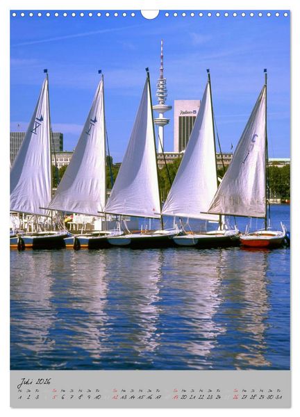 Produktbild: Hamburg - Eine Stadt mit vielen Gesichtern (Wandkalender 2026 DIN A3 hoch), CALVENDO Monatskalender