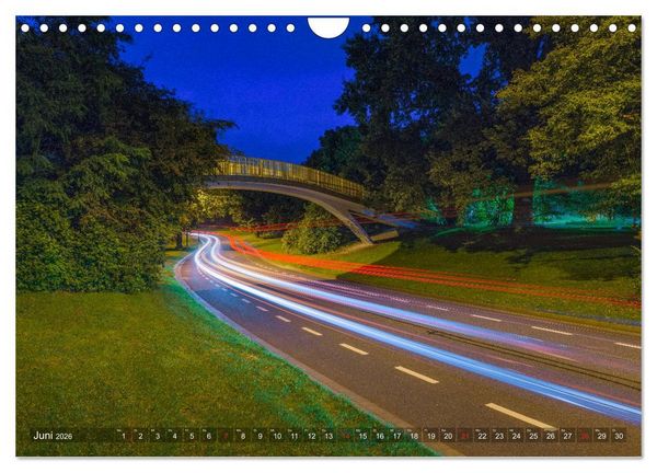 Produktbild: Osnabr&uuml;ck f&uuml;r Nachtschw&auml;rmer (Wandkalender 2026 DIN A4 quer), CALVENDO Monatskalender