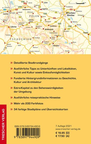 TRESCHER Reiseführer Breslau und Niederschlesien