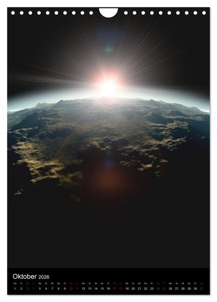 Produktbild: Weit entfernte Welten (Wandkalender 2026 DIN A4 hoch), CALVENDO Monatskalender