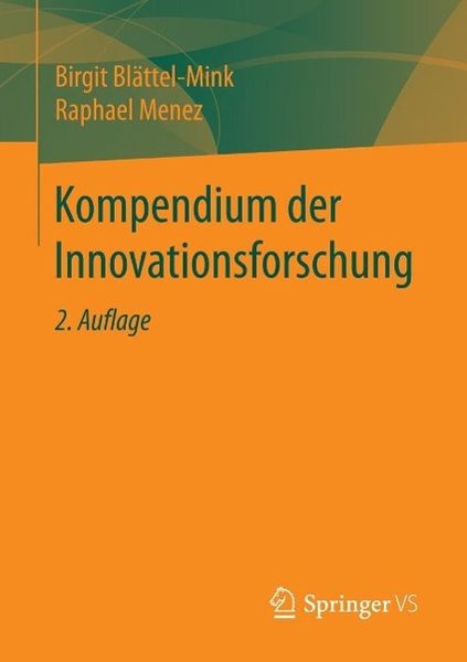 Produktbild: Kompendium der Innovationsforschung