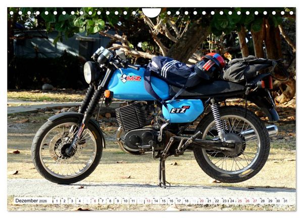 Produktbild: Mythos MZ - Ein DDR-Motorrad auf Kuba (Wandkalender 2026 DIN A4 quer), CALVENDO Monatskalender