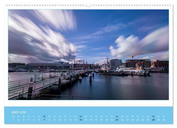Produktbild: Kiel: Maritime Impressionen (Wandkalender 2026 DIN A2 quer), CALVENDO Monatskalender