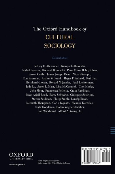 Produktbild: The Oxford Handbook of Cultural Sociology