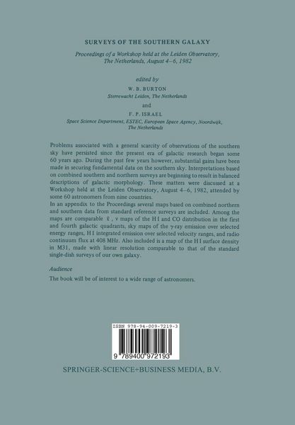 Produktbild: Surveys of the Southern Galaxy