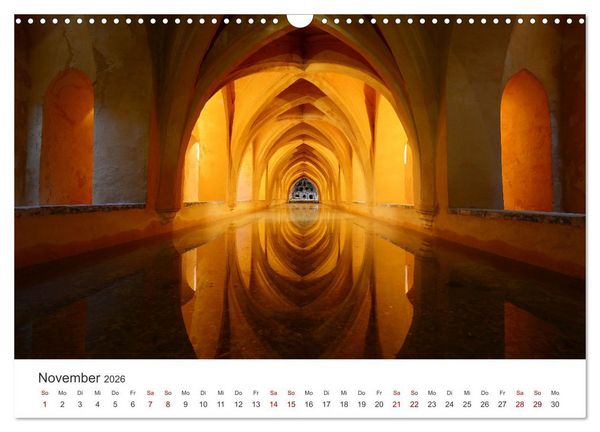 Produktbild: Sevilla - Atemberaubende Architektur (Wandkalender 2026 DIN A3 quer), CALVENDO Monatskalender