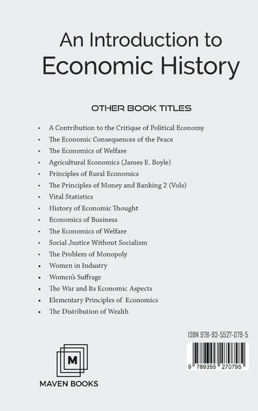 Produktbild: An Introduction to Economic History
