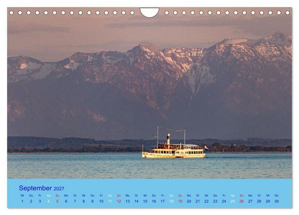 Produktbild: Ammersee-Ansichten (Wandkalender 2027 DIN A4 quer), CALVENDO Monatskalender