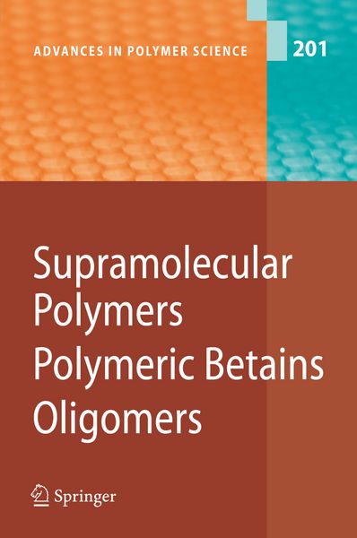 Produktbild: Supramolecular Polymers/Polymeric Betains/Oligomers