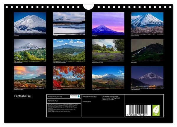 Produktbild: Fantastic Fuji (Wall Calendar 2026 DIN A4 landscape), CALVENDO 12 Month Wall Calendar