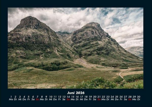 Produktbild: Landschaftskalender 2026 Fotokalender DIN A4