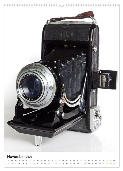 Produktbild: Balgenkameras - Analoge Fotoapparate mit Charme (Wandkalender 2026 DIN A2 hoch), CALVENDO Monatskalender