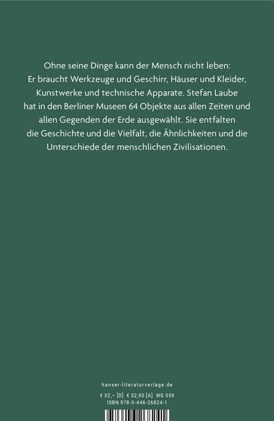 Produktbild: Der Mensch und seine Dinge