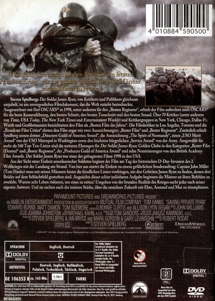 Produktbild: Der Soldat James Ryan