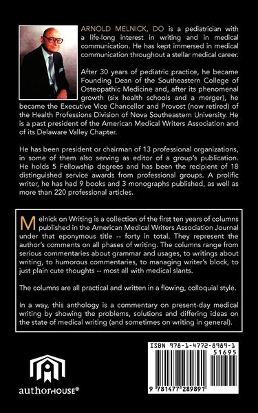 Produktbild: Melnick on Writing