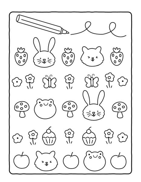 Produktbild: Cozy Friends: Wohlf&uuml;hl-Malblock Cozy Coloring | Ausmalen und entspannen
