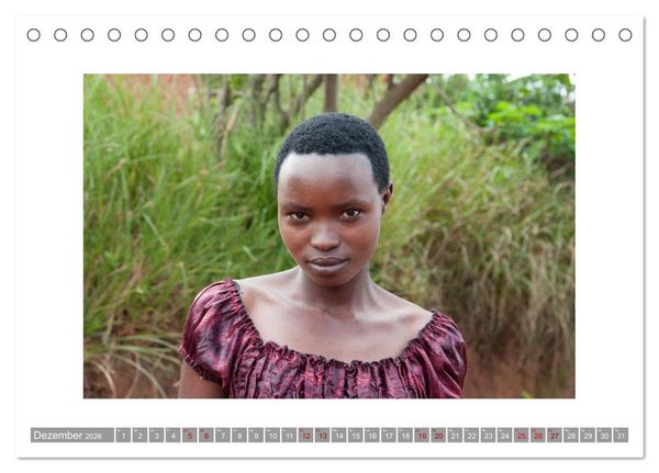 Produktbild: Ruanda (Tischkalender 2026 DIN A5 quer), CALVENDO Monatskalender
