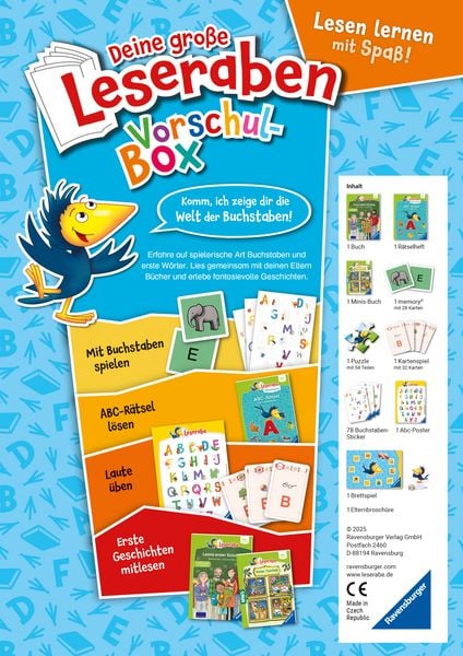Produktbild: Leserabe Sonderausgaben - Deine große Leseraben Vorschul-Box
