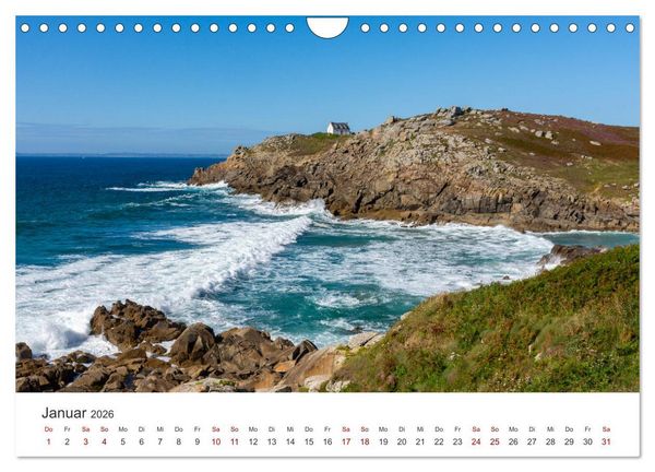 Produktbild: Die Bretagne - Traumpfade (Wandkalender 2026 DIN A4 quer), CALVENDO Monatskalender