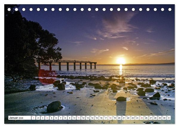 Produktbild: Neuseeland. Traumhafte Naturlandschaften (Tischkalender 2026 DIN A5 quer), CALVENDO Monatskalender