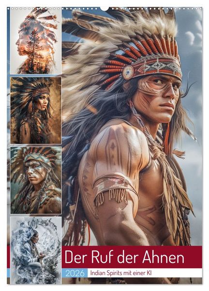 Produktbild: Der Ruf der Ahnen (Wandkalender 2026 DIN A2 hoch), CALVENDO Monatskalender