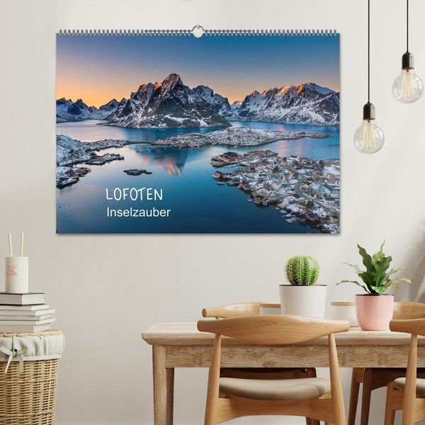 Produktbild: Lofoten Inselzauber (Wandkalender 2026 DIN A2 quer), CALVENDO Monatskalender