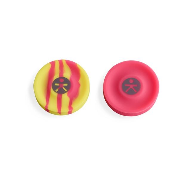 Produktbild: HABA 2013659001 - Terra Kids, Catch Me! Pocket-Frisbee/Mini-Frisbee, pink/gelb, 2er-Set, Adventure to go/No.12