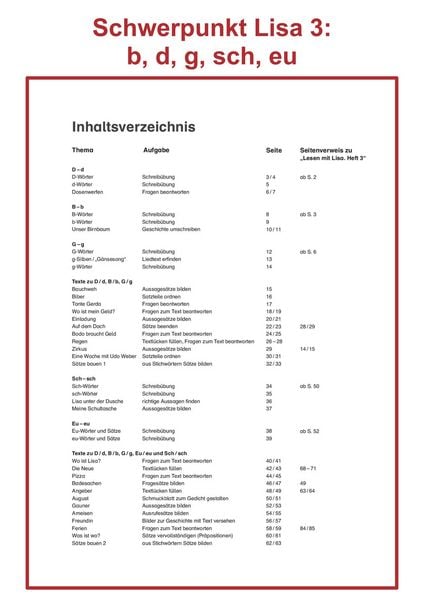 Produktbild: Schreiben mit Lisa - Heft 3
