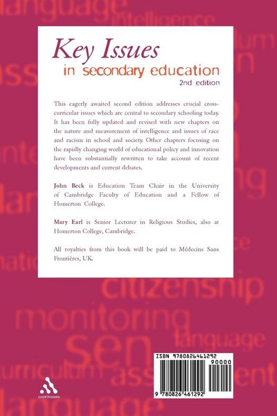 Produktbild: Key Issues in Secondary Education