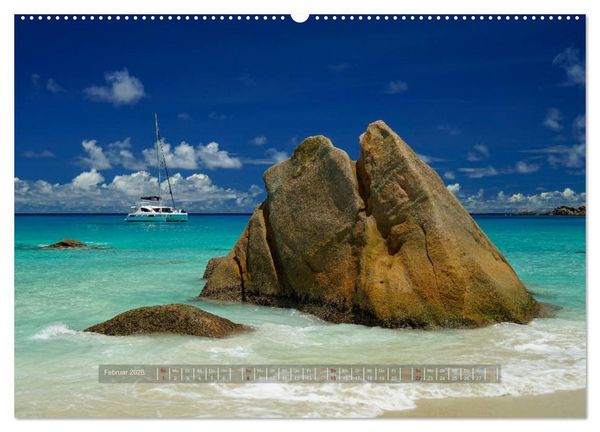 Produktbild: Seychellen - Inselparadiese Mah&eacute; La Digue Praslin (hochwertiger Premium Wandkalender 2026 DIN A2 quer), Kunstdruck in Hochglanz