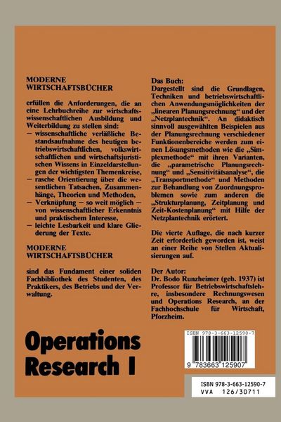 Produktbild: Lineare Planungsrechnung und Netzplantechnik