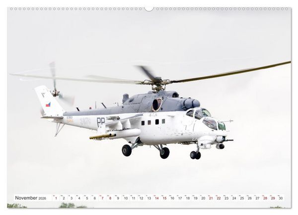 Produktbild: Hubschrauber in Action (Wandkalender 2026 DIN A2 quer), CALVENDO Monatskalender