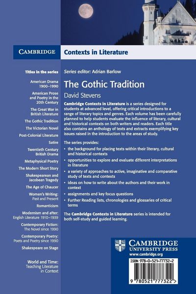 Produktbild: The Gothic Tradition
