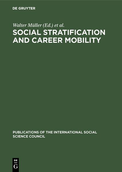 Produktbild: Social Stratification and Career Mobility