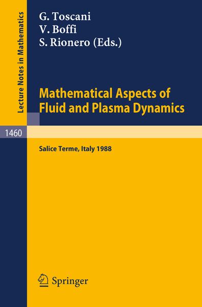 Produktbild: Mathematical Aspects of Fluid and Plasma Dynamics