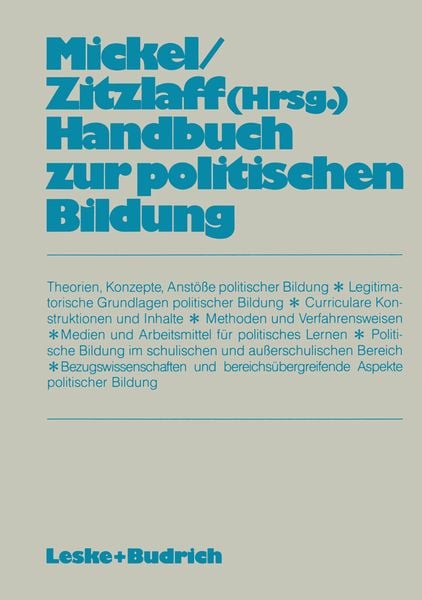 Produktbild: Handbuch zur politischen Bildung