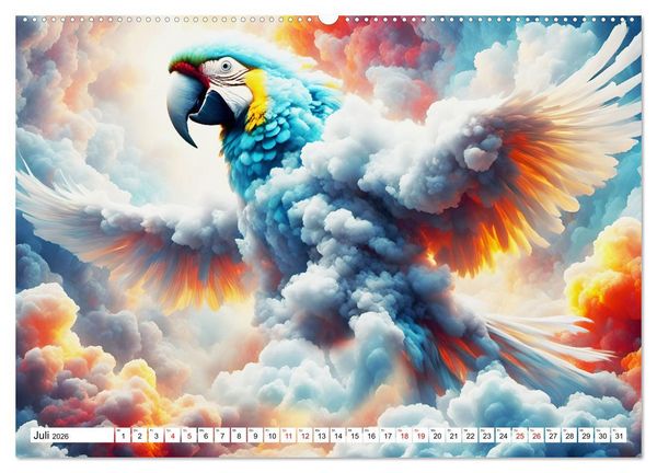 Produktbild: Wolkenkreaturen (Wandkalender 2026 DIN A2 quer), CALVENDO Monatskalender