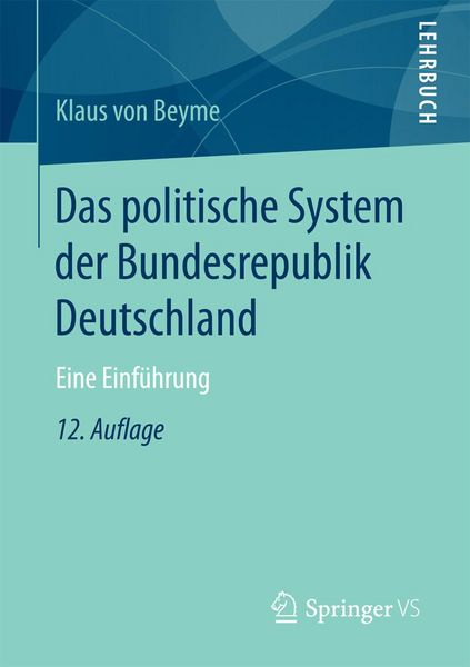 Produktbild: Das politische System der Bundesrepublik Deutschland