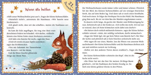 Produktbild: Der kleine Siebenschl&auml;fer: Adventsgeschichten aus dem Lichterwald