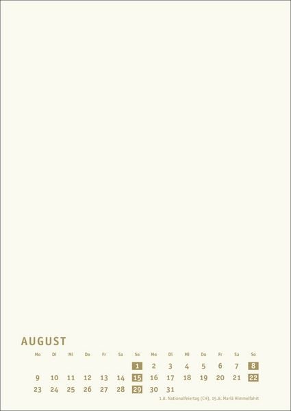 Produktbild: Premium-Bastelkalender gold A4 2027