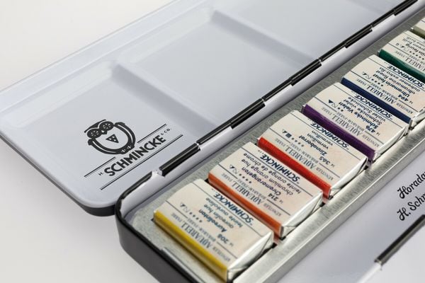 Produktbild: Schmincke HORADAM&reg; Aquarell Metallkasten, 9 x 1/1 N Technische T&ouml;ne